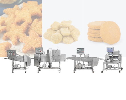 Automatic Chicken Nugget Frying Line Solution